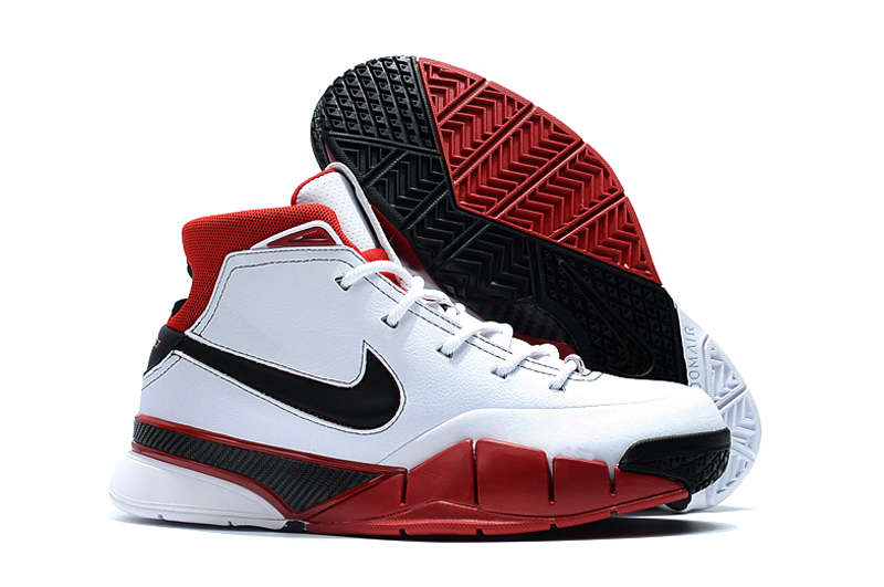 Nike Kobe 1 Protro ZK1 White Red Black Shoes